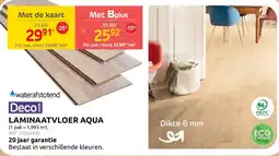Brico Deco mode Laminaatvloer aqua aanbieding