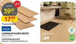 Brico Laminaatvloer nesto aanbieding