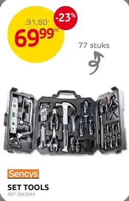 Brico Set tools aanbieding