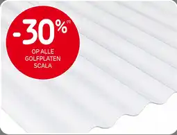 Brico golfplaten scala aanbieding