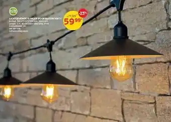 Brico Lichtgevende slinger voor buiten vinty aanbieding