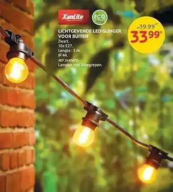 Brico Lichtgevende led-slinger voor buiten aanbieding