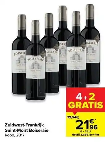 Zuidwest-frankrijk saint-mont boiseraie rood