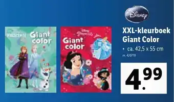 Lidl XXL-kleurboek Giant Color ca. 42,5 x 55 cm aanbieding