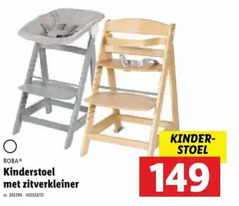Lidl Roba Kinderstoel met zitverkleiner aanbieding