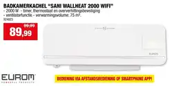 Hubo Badkamerkachel Sani wallheat 2000 wifi aanbieding
