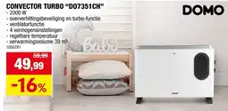 Hubo Convector turbo do7351ch aanbieding