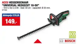 Hubo Accu heggenschaar universal hedgecut 18-50 aanbieding