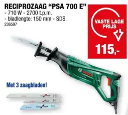 Hubo reciprozaag psa 700 e aanbieding
