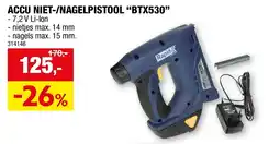 Hubo Accu niet-/nagelpistool btx530 aanbieding