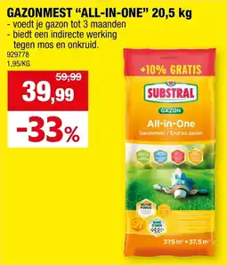 Hubo Gazonmest all-in-one aanbieding