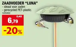 Hubo Zaadvoeder luna aanbieding