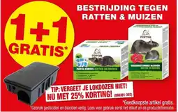 Hubo Pasta Fortes Ratten en Muizen aanbieding