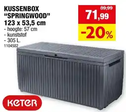 Hubo Kussenbox springwood aanbieding