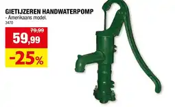 Hubo Gietijzeren handwaterpomp aanbieding