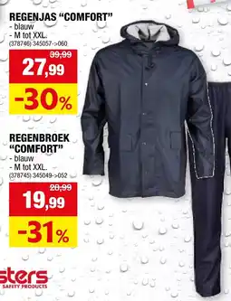 Hubo Regenjas comfort aanbieding