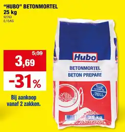 Hubo Hubo betonmortel aanbieding