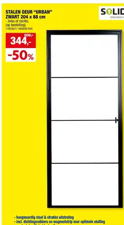 Hubo Stalen deur urban aanbieding