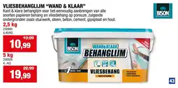 Hubo Vliesbehanglijm wand & klaar aanbieding