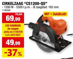 Hubo Cirkelzaag cs1200-qs aanbieding
