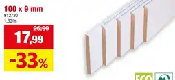 Hubo 100 x 9 mm aanbieding