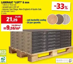 Hubo Laminaat loft aanbieding