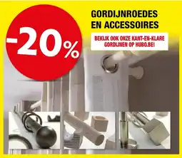 Hubo Gordijnroedes en accessoires aanbieding