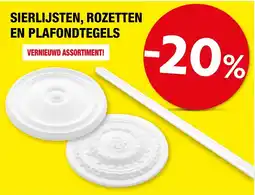 Hubo sierlijsten, rozetten en plafondtegels aanbieding