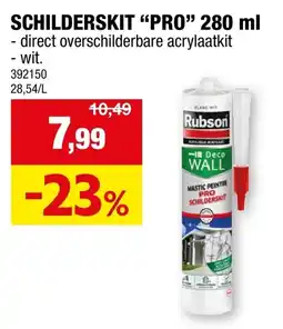 Hubo Rubson deco wall schilderskit aanbieding