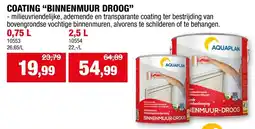 Hubo Coating binnenuur droog aanbieding