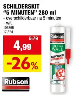 Hubo schilderskit 5 minuten aanbieding