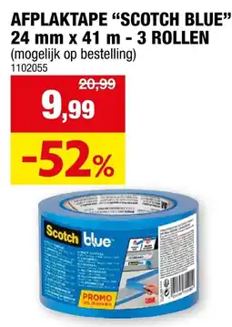 Hubo Afplaktape scotch blue aanbieding