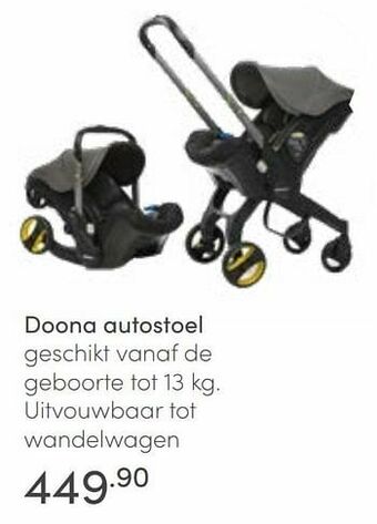 Baby & Tiener Doona autostoel aanbieding