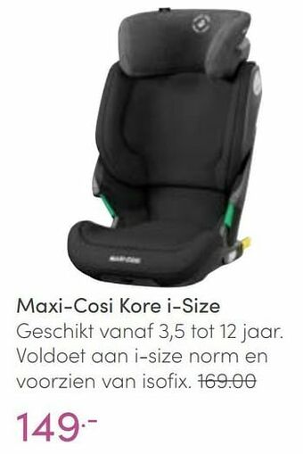 Baby & Tiener Maxi-cosi kore i-size aanbieding