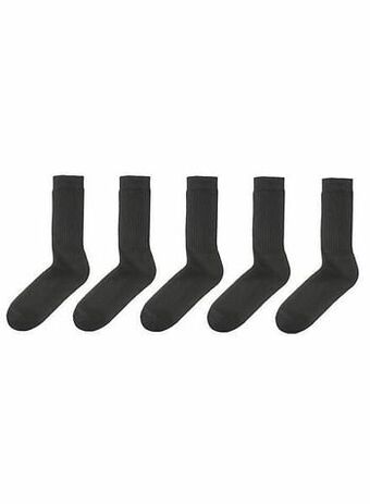HEMA HEMA Heren Sportsokken - 5 Paar Zwart (zwart) aanbieding