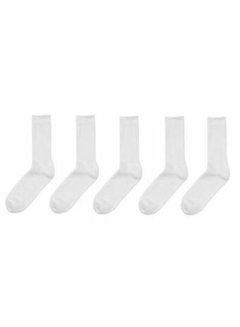 HEMA HEMA Heren Sportsokken - 5 Paar Wit (wit) aanbieding