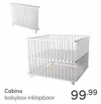 Baby & Tiener Cabino babybox inklapbaar aanbieding