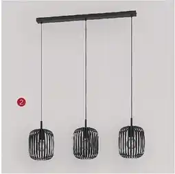 Zelfbouwmarkt Hanglamp zandkleur 3 lampen balk aanbieding