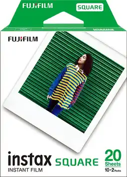 Coolblue Fujifilm Instax Square Film (20 Pièces) aanbieding