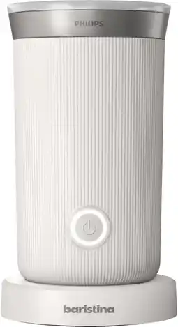 Coolblue Philips Baristina Mousseur à Lait Blanc aanbieding