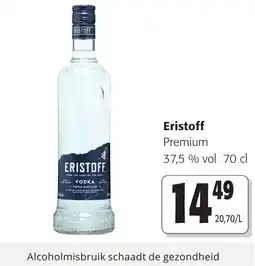 Colruyt Eristoff Premium Vodka aanbieding