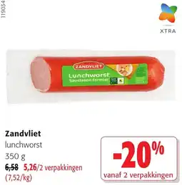 Colruyt Zandvliet lunchworst aanbieding