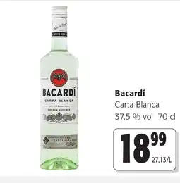Colruyt Bacardi Carta Blanca aanbieding