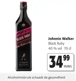 Colruyt Johnnie Walker Black Ruby aanbieding