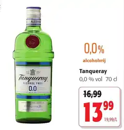 Colruyt Tanqueray alcoholvrij aanbieding