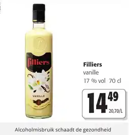 Colruyt Filliers vanille aanbieding