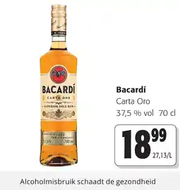 Colruyt Bacardí Carta Oro aanbieding