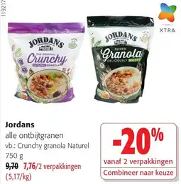 Colruyt Jordans alle ontbijtgranen aanbieding