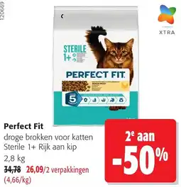 Colruyt Perfect Fit droge brokken voor katten aanbieding