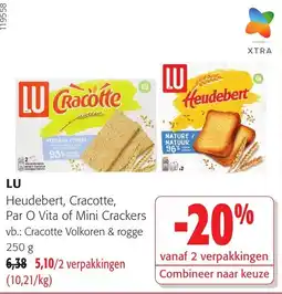 Colruyt Heudebert, Cracotte, Par O Vita of Mini Crackers aanbieding